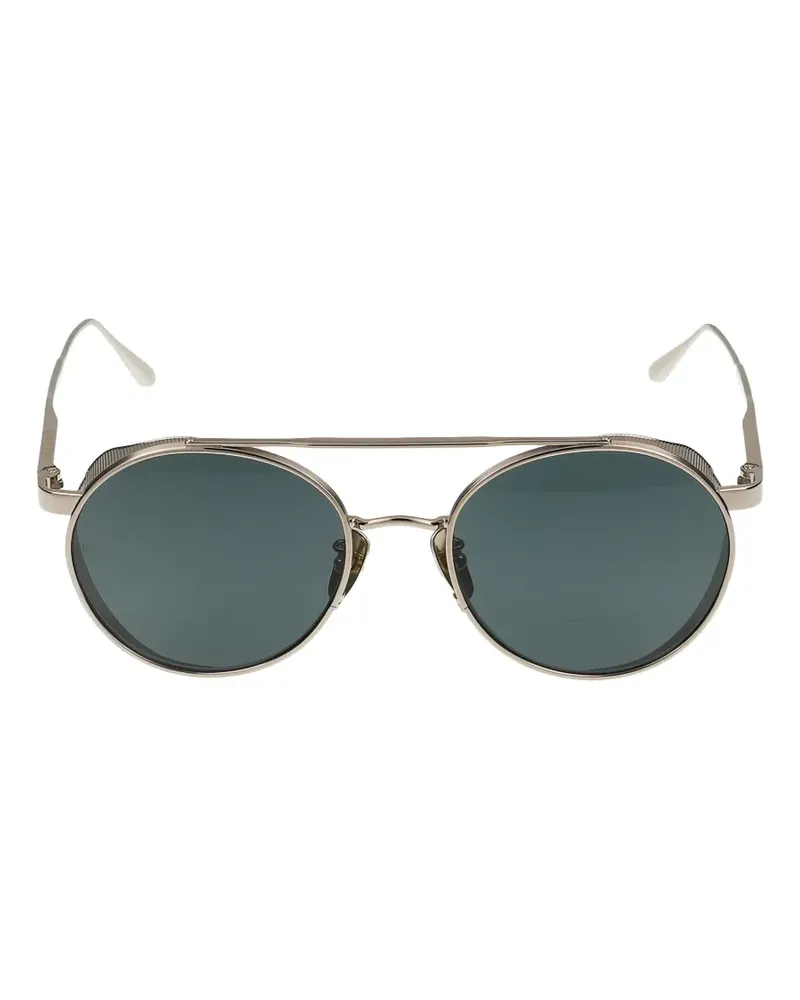 Linda Farrow Conor round-frame sunglasses - Silber Silber