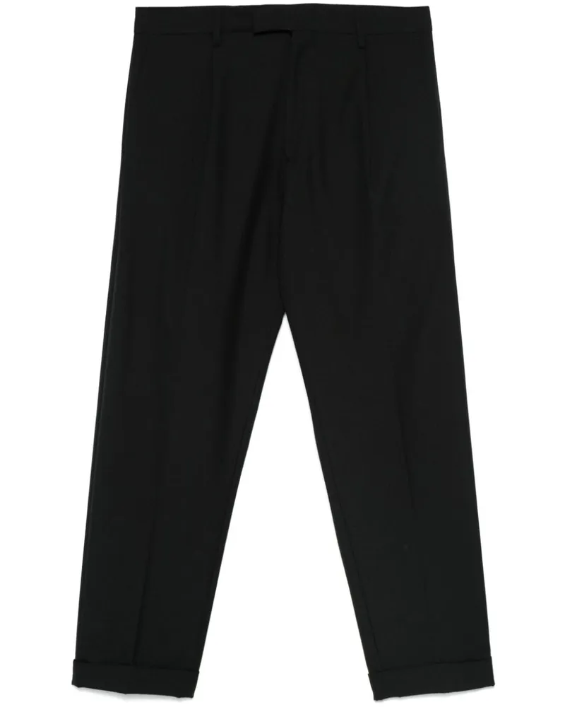 Low Brand Klassische Hose - Schwarz Schwarz