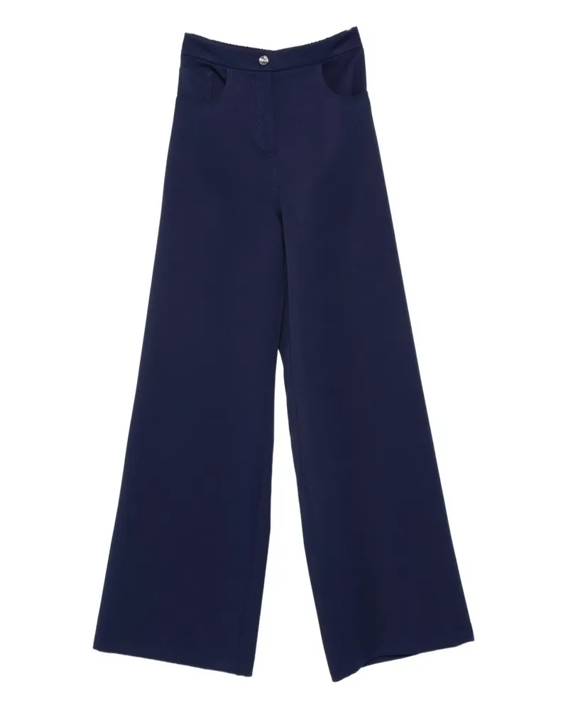 Patrizia Pepe Hose mit elastischem Bund - Blau Blau