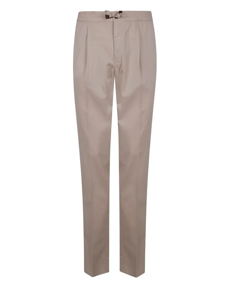 Incotex pleated drawstring trousers - Nude Nude