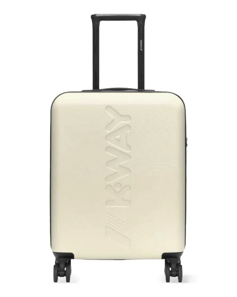 K-Way Koffer mit Logo-Prägung - Nude Nude