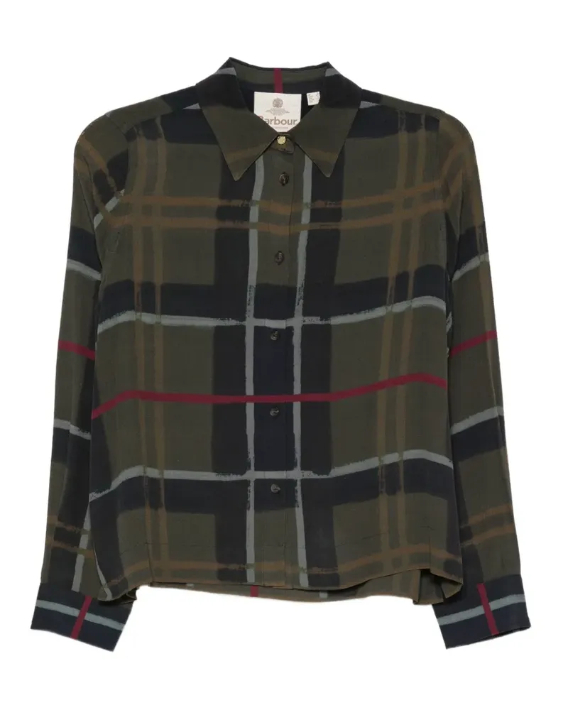Barbour Hemd mit Karomuster - Grün Grün