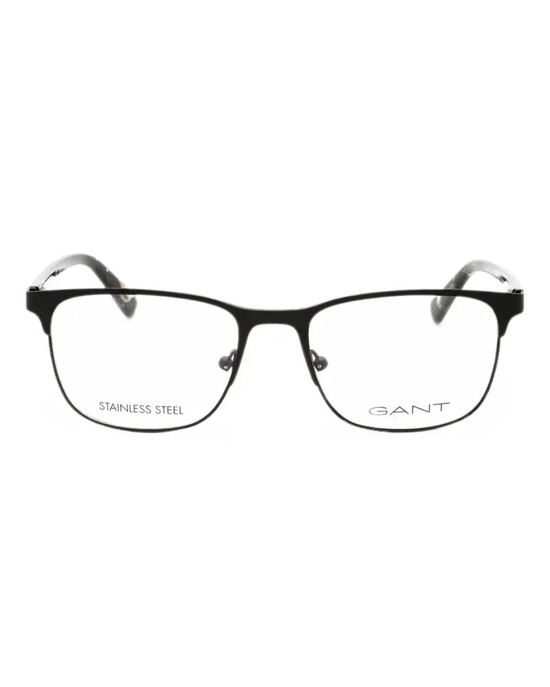 Gant rectangle-frame glasses - Schwarz Schwarz