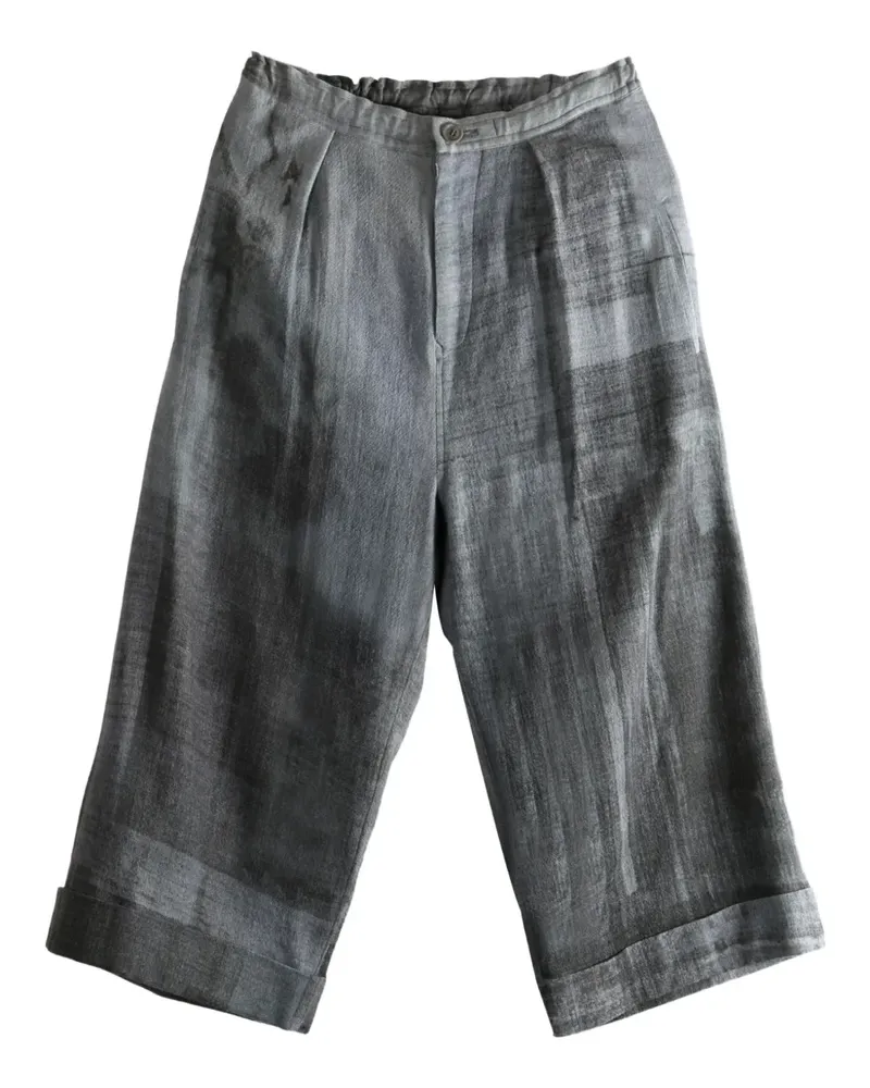 Yohji Yamamoto Hose mit Gesäßtaschen - Grau Grau