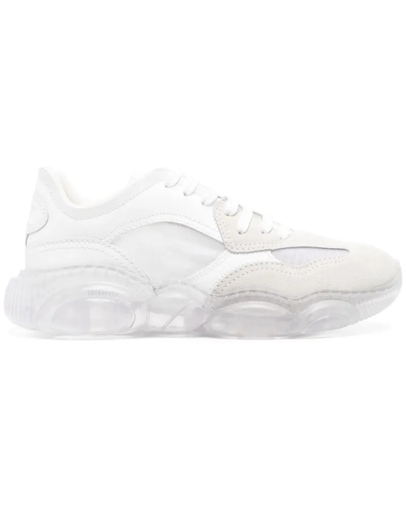 Moschino Sneakers mit transparenter Sohle - Weiß Weiß