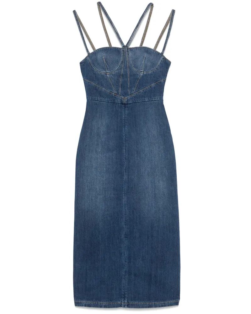 Nensi Dojaka Gaelle Midikleid - Blau Blau