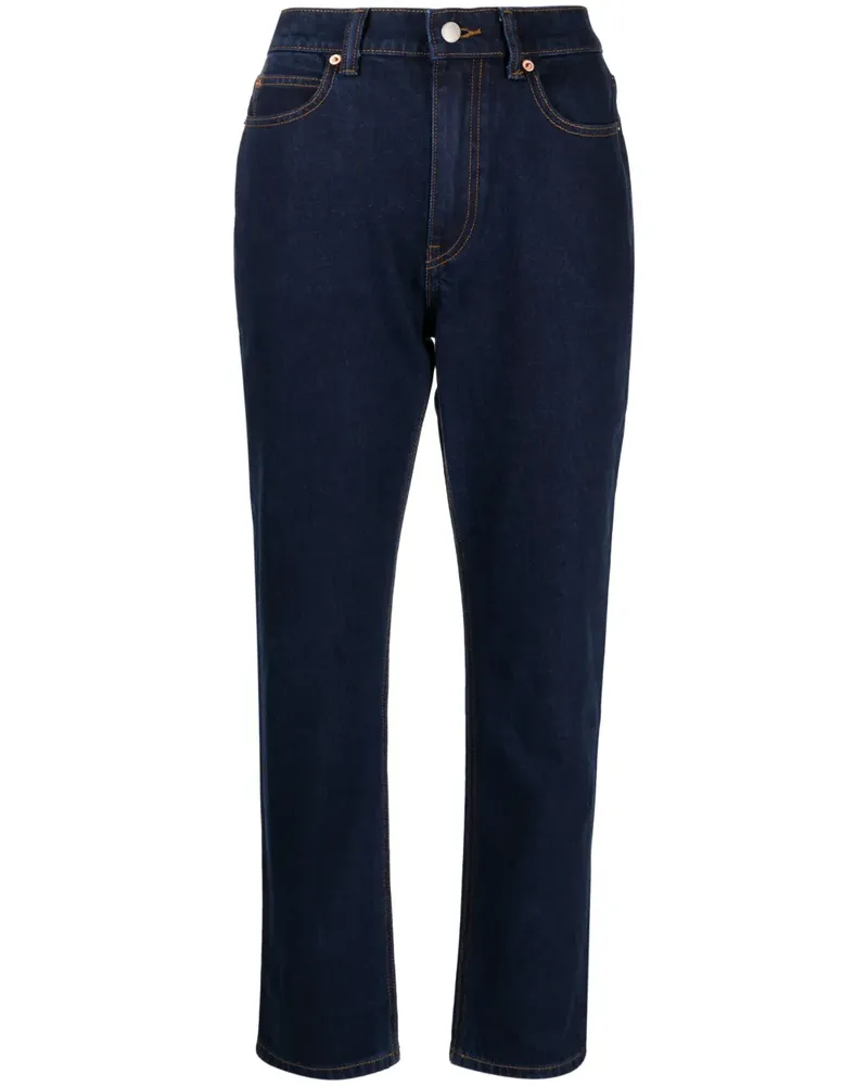 Alexander Wang Hoch sitzende Jeans - Blau Blau