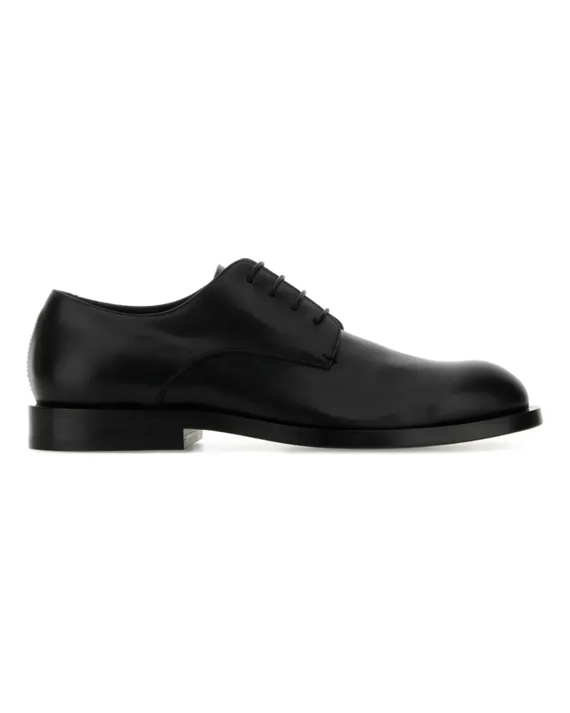 Jil Sander leather derby shoes - Schwarz Schwarz