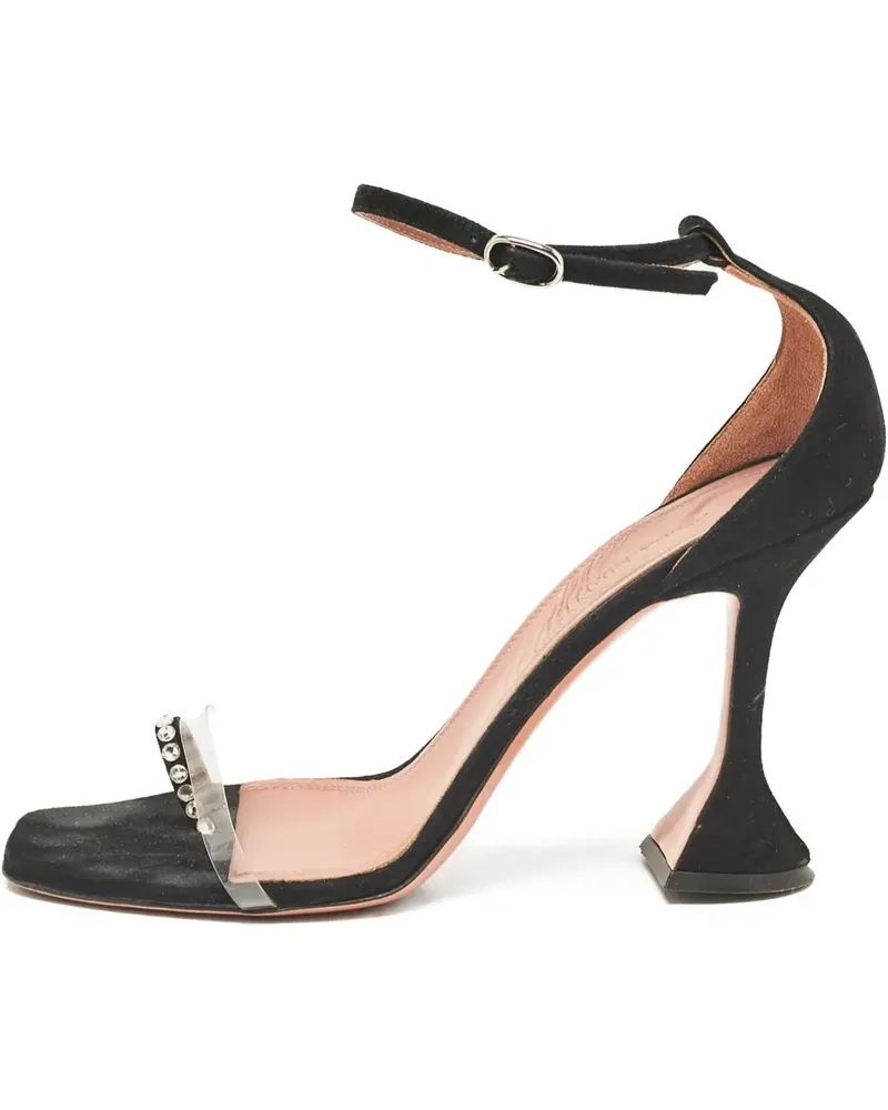 Amina Muaddi Pre-owned Vita Sandalen mit Verzierung 100mm - Schwarz Schwarz