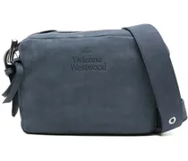 Umhängetasche mit Reißverschluss - Blau