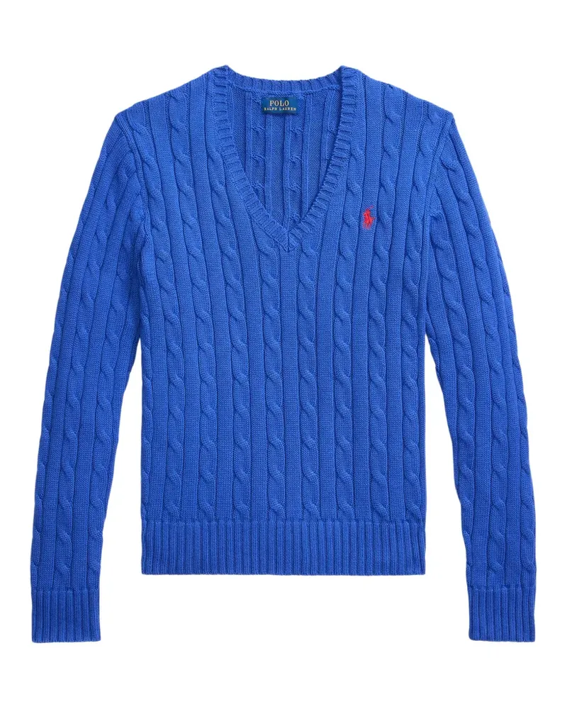 Ralph Lauren Pullover mit Zopfmuster - Blau Blau