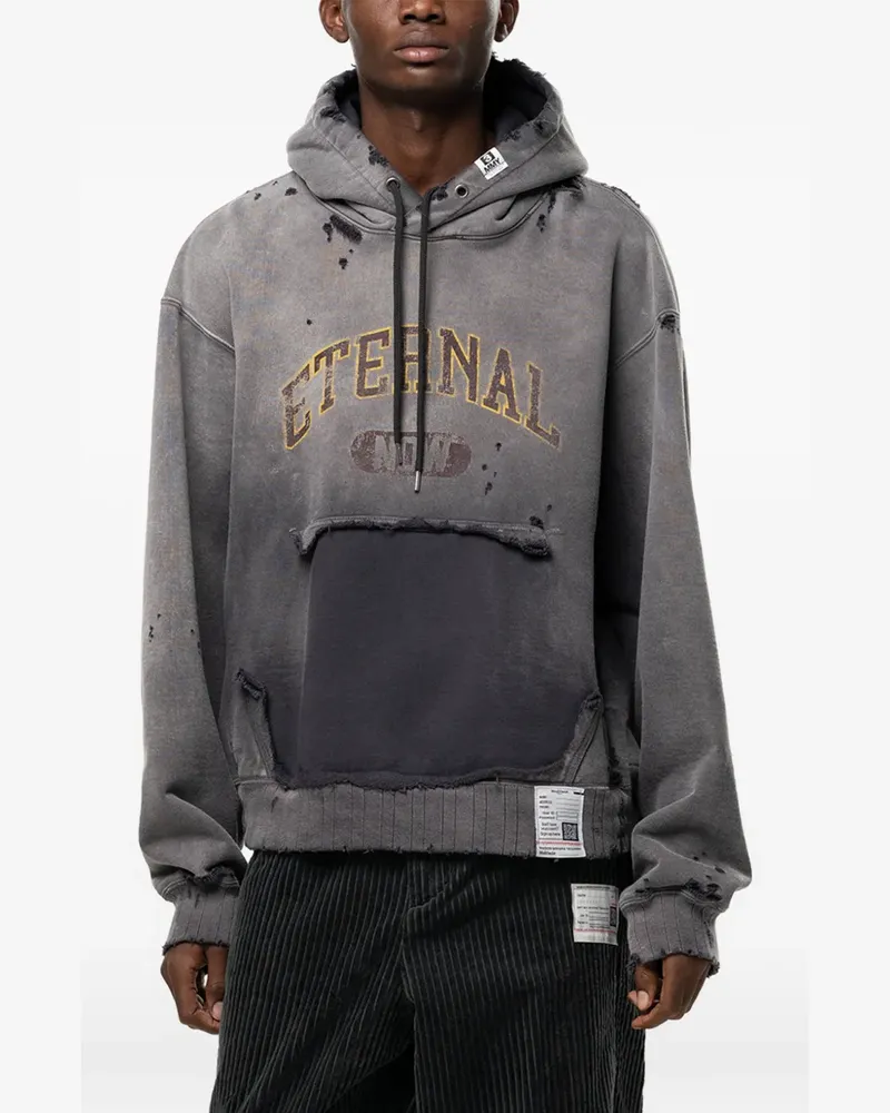 MIHARAYASUHIRO sun-faded like hoodie - Grau Grau