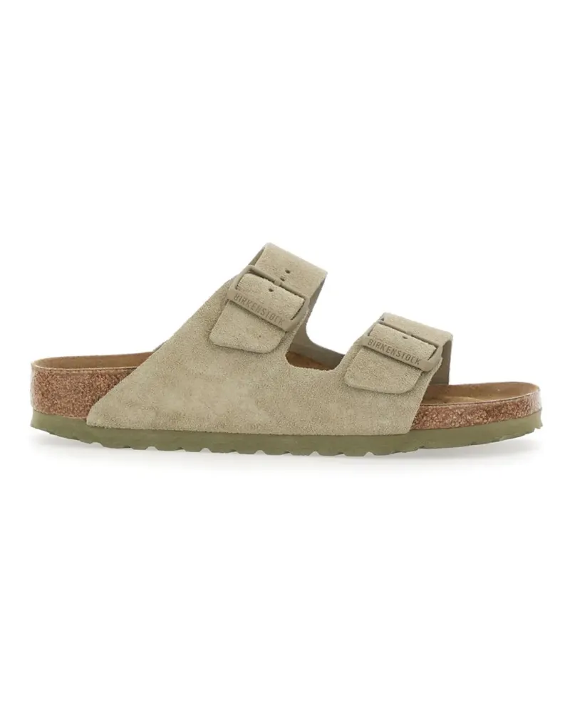 Birkenstock Arizona Pantoletten mit Schnallen - Nude Nude
