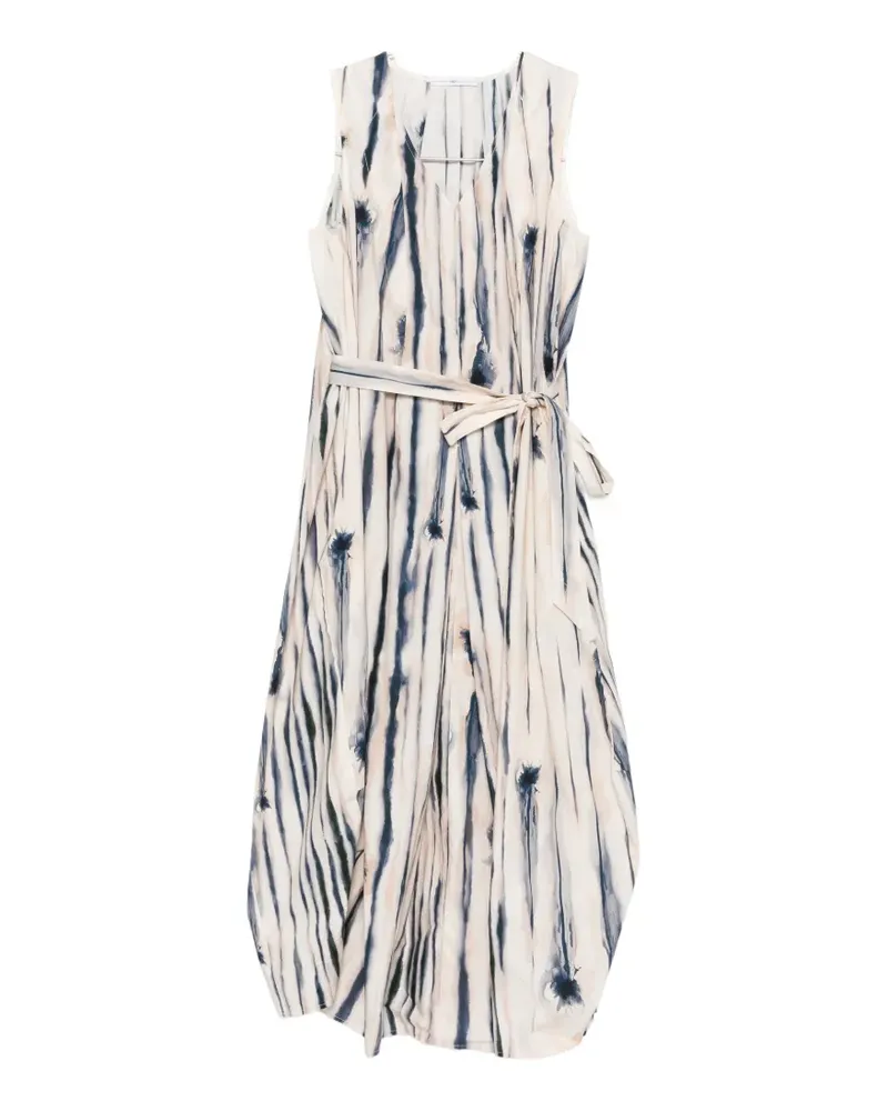 HIGH tie-dye midi dress - Nude Nude