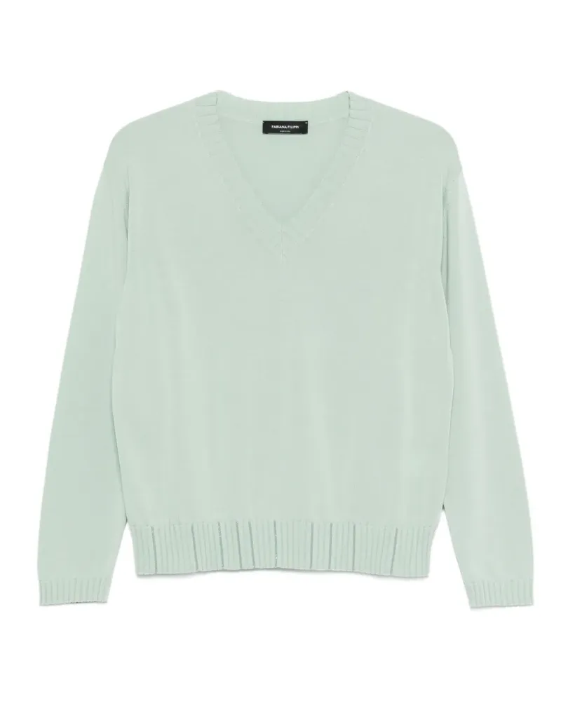 Fabiana Filippi Oberteil mit V-Ausschnitt - Grün Grün