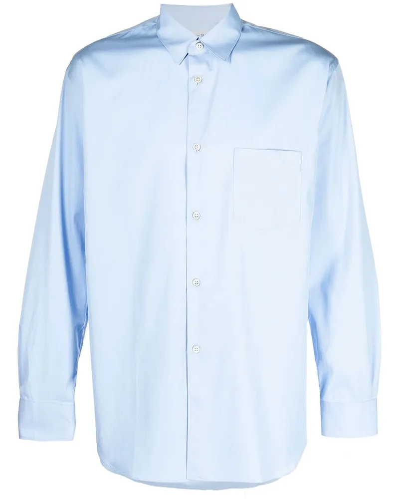 Comme des Garçons Langärmeliges Hemd - Blau Blau