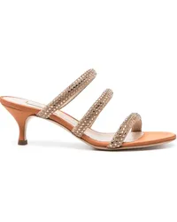 Casadei Stratosphere Mules, 65mm Braun