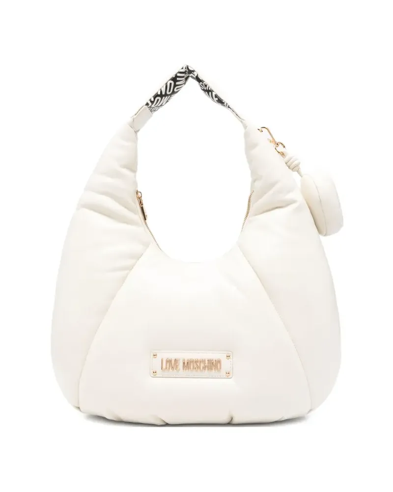 Moschino Puffy Schultertasche - Weiß Weiß