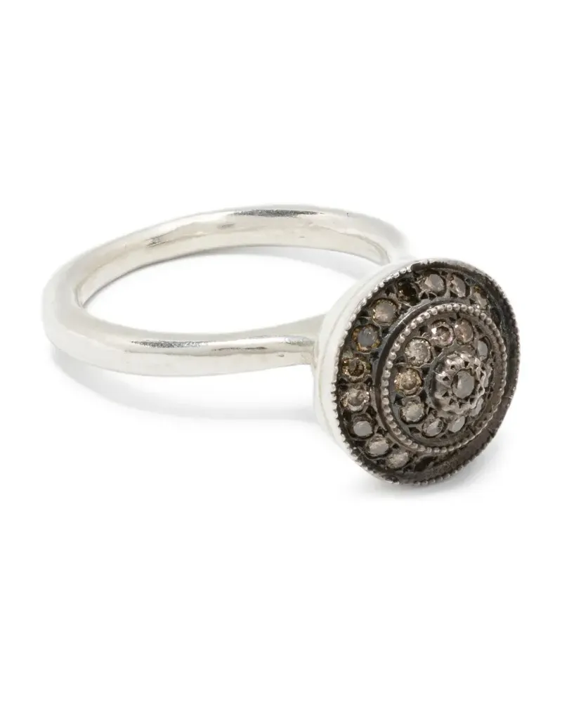 Rosa Maria Ring aus Sterlingsilber mit Diamant Silber
