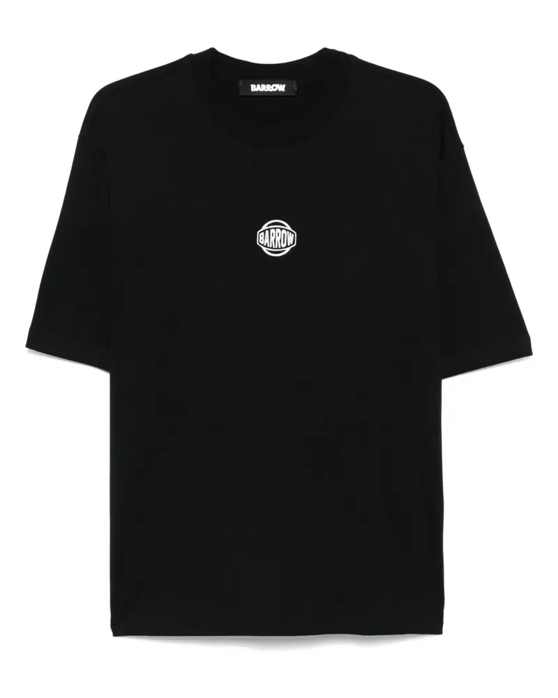 BARROW T-Shirt mit Kristallen - Schwarz Schwarz