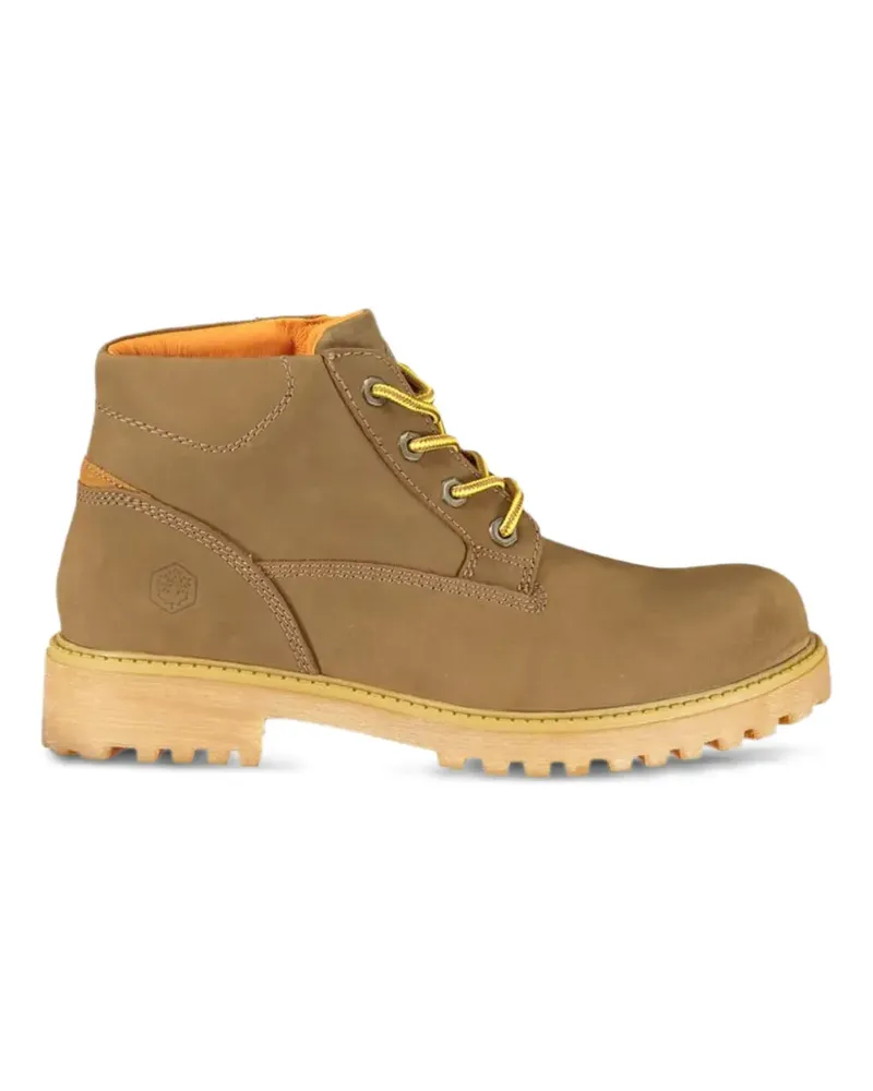Lumberjack Schnürstiefel aus Leder - Braun Braun