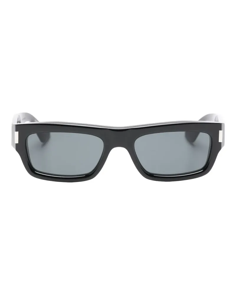 Saint Laurent rectangle-frame sunglasses - Schwarz Schwarz