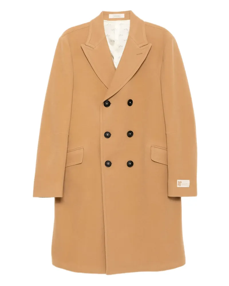 Massimo Alba Doppelreihiger Mantel - Braun Braun
