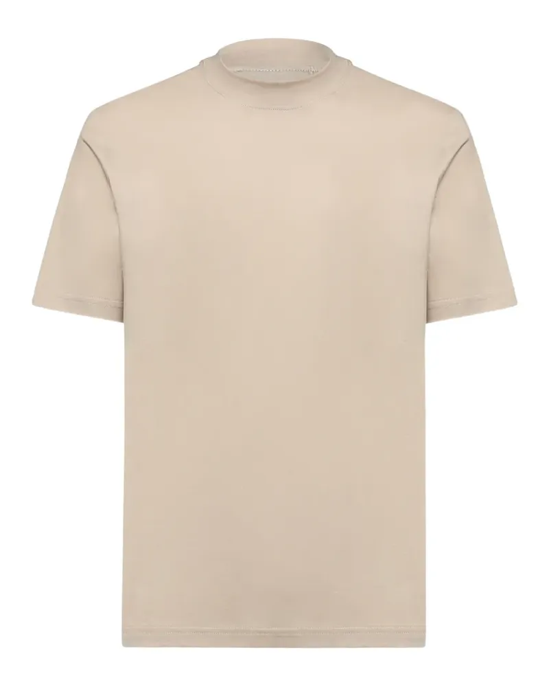 Giuliano Galiano T-Shirt mit Stehkragen - Nude Nude