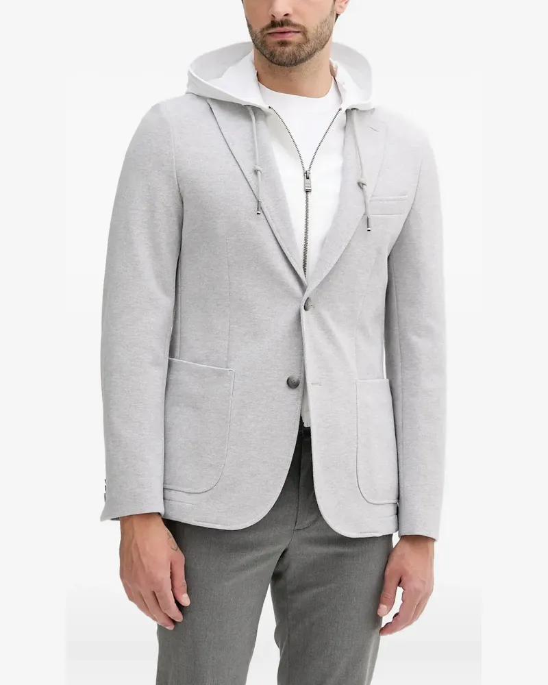 HUGO BOSS Hanry Kapuzenjacke - Grau Grau