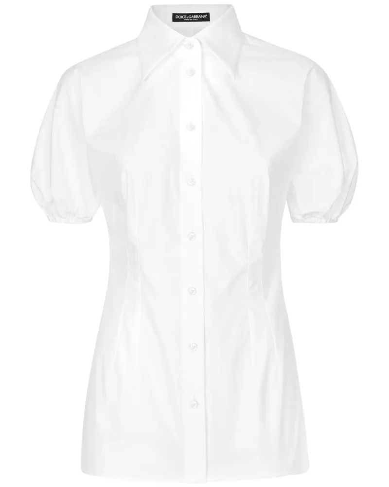 Dolce & Gabbana Hemd mit Puffärmeln - Weiß Weiß