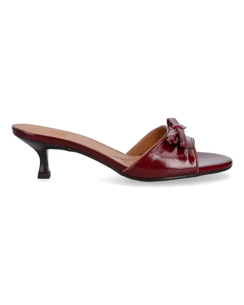 Billi Bi bow-detail kitten-heel sandals - Rot Rot