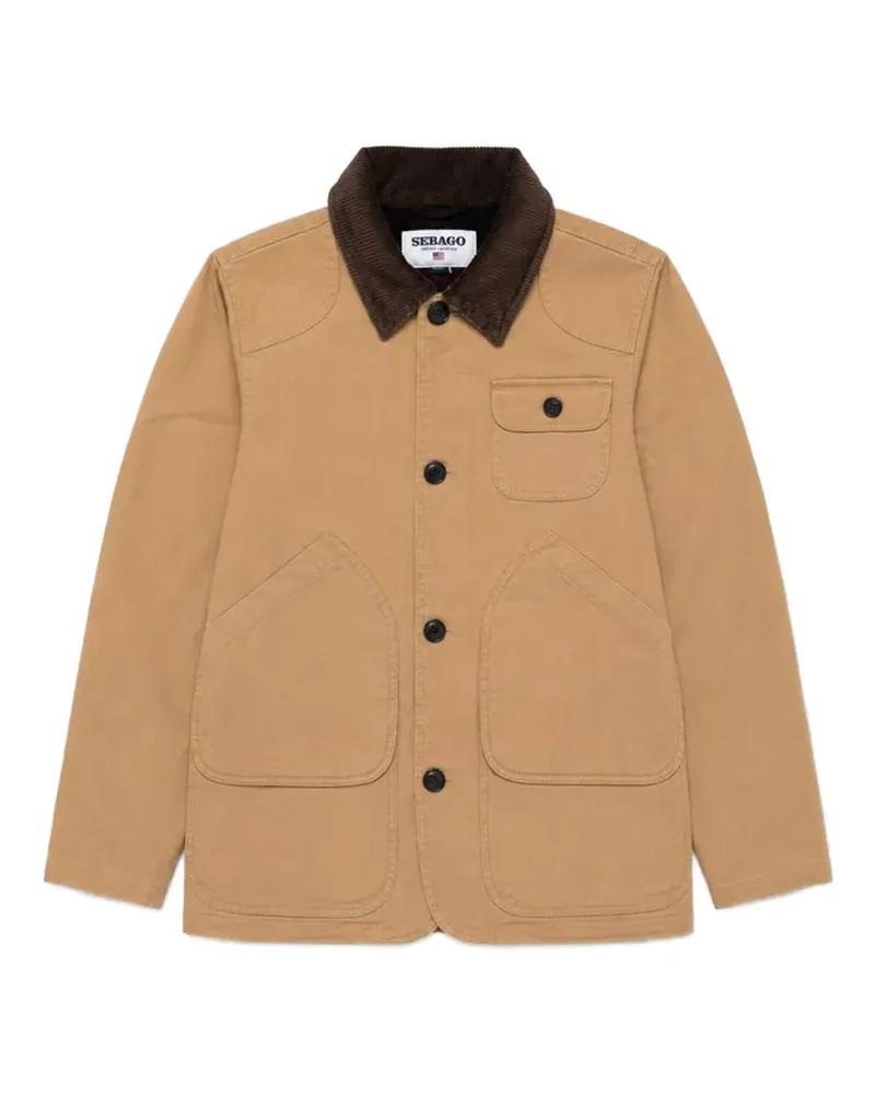 Sebago Tenny corduroy-collar jacket - Nude Nude