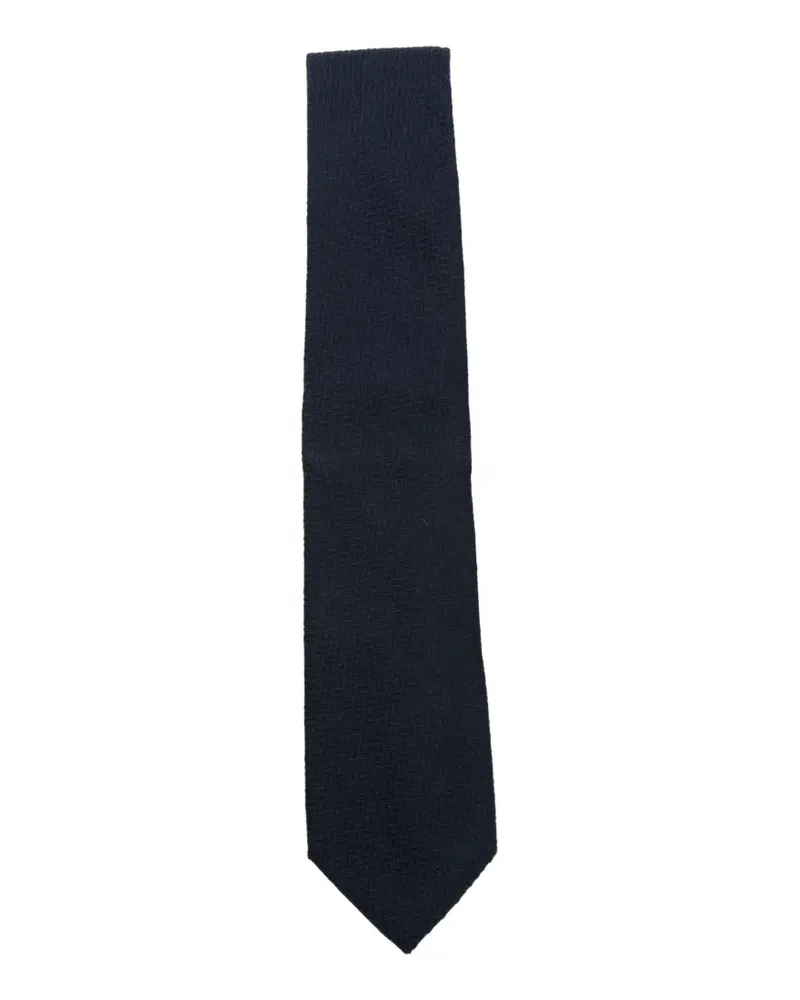 Canali Krawatte aus Korbgeflecht - Blau Blau