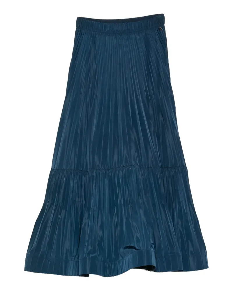 Twin-Set pleated tiered midi skirt - Blau Blau