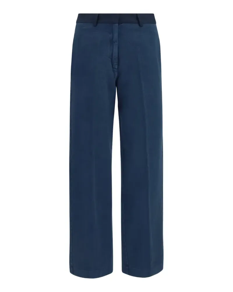 forte_forte Hose mit Gürtelschlaufen - Blau Blau