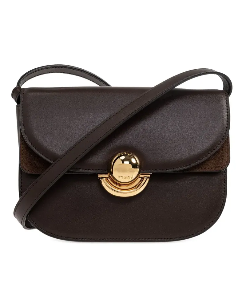 Furla Mini Sfera Umhängetasche mit Klappe - Braun Braun