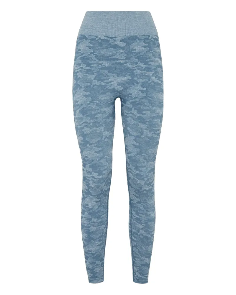Philipp Plein Sport-Leggings mit Camouflage-Print - Blau Blau