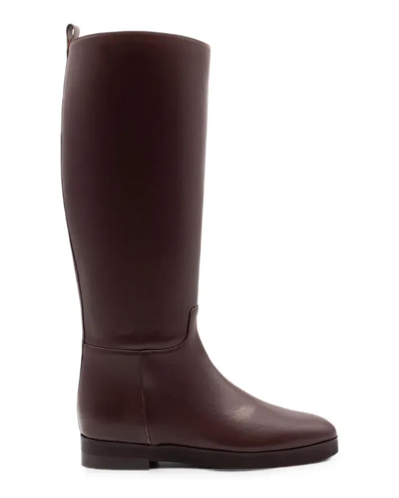 Gia Borghini knee-high minimalist boots - Braun Braun