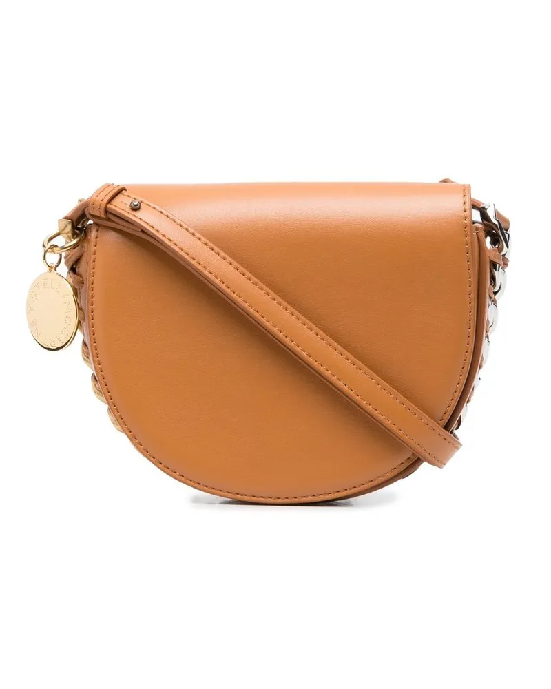 Stella McCartney Kleine Frayme Schultertasche - Braun Braun
