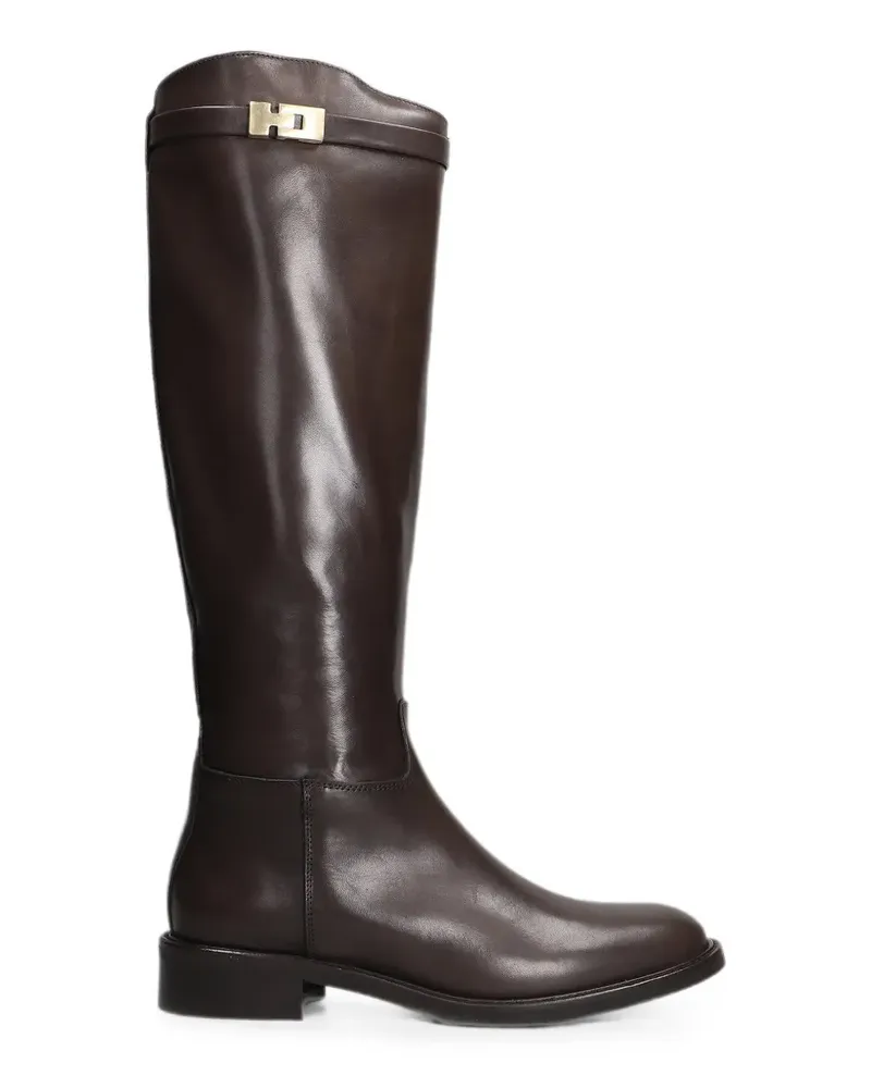 Julie Dee buckle-detail knee-high boots - Braun Braun