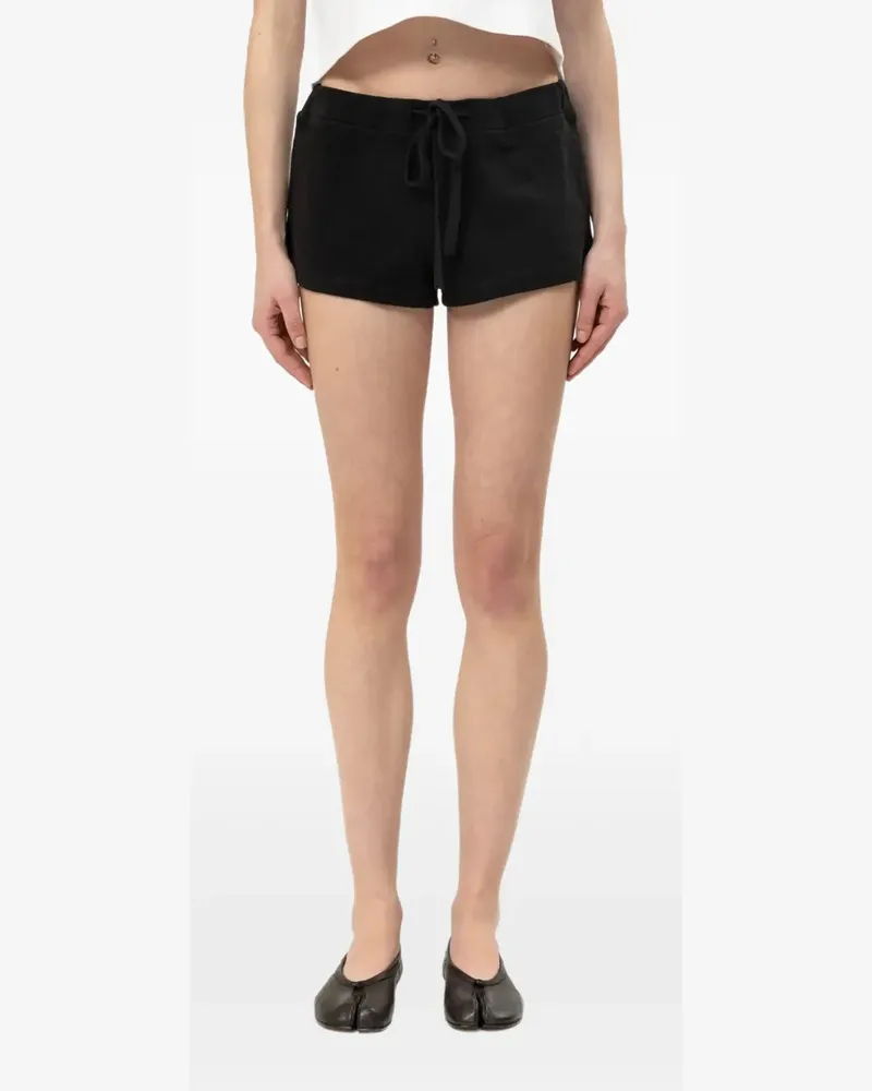 Entire Studios Mini-Shorts mit Kordelzug - Schwarz Schwarz
