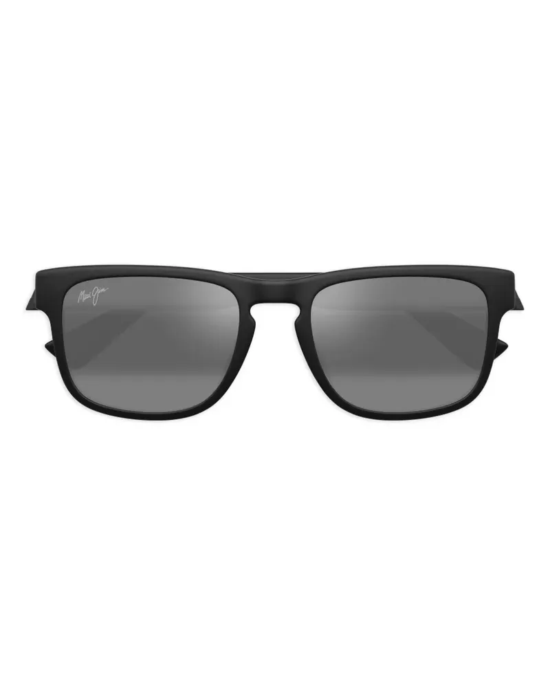 Maui Jim Sonnenbrille mit eckigem Gestell - Schwarz Schwarz