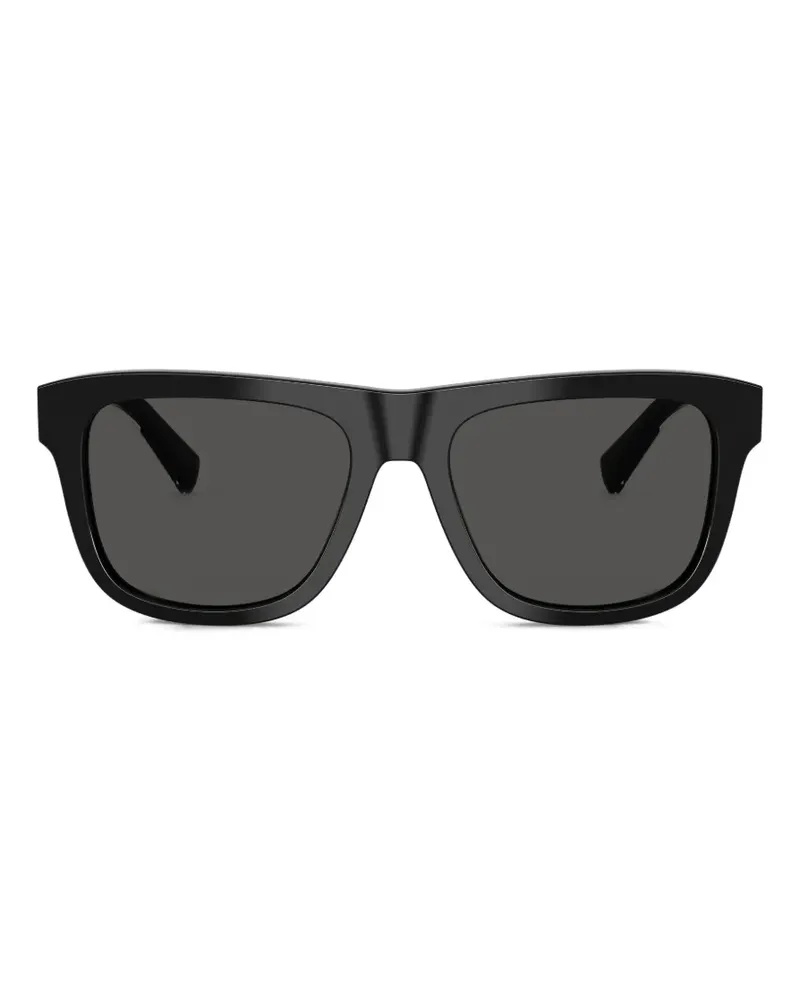 Dolce & Gabbana Sonnenbrille mit eckigem Gestell - Schwarz Schwarz