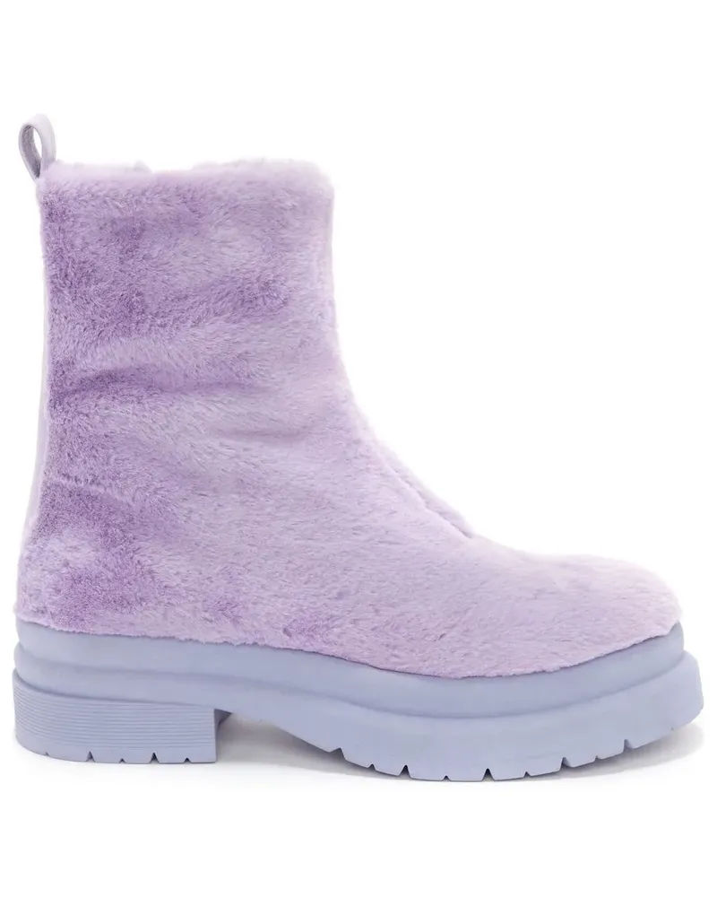 J.W.Anderson Ecofur Stiefeletten - Violett Violett