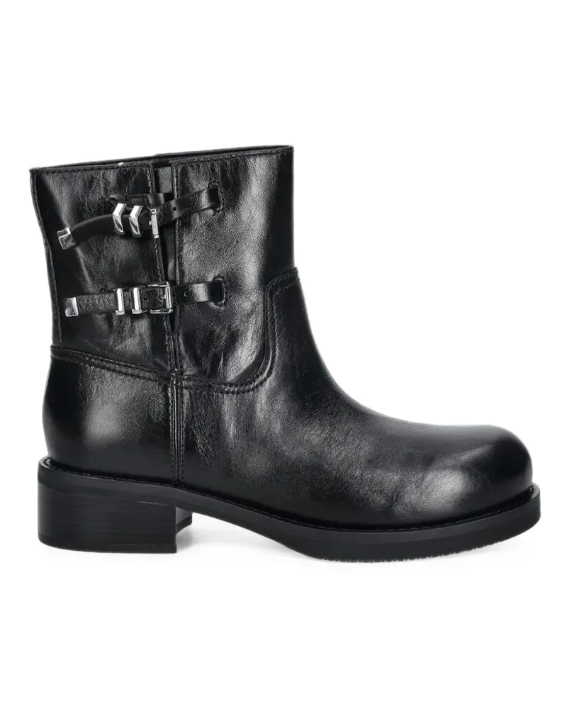 Michael Kors Stiefel mit Schnalle - Schwarz Schwarz