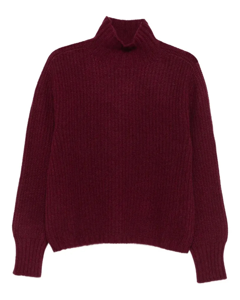 ARAGONA Pullover mit Stehkragen - Rot Rot