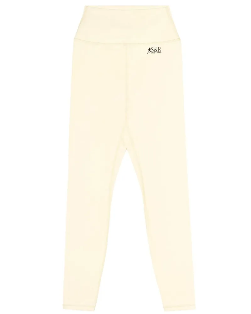 SPORTY & RICH Action High-Waist-Leggings - Gelb Gelb