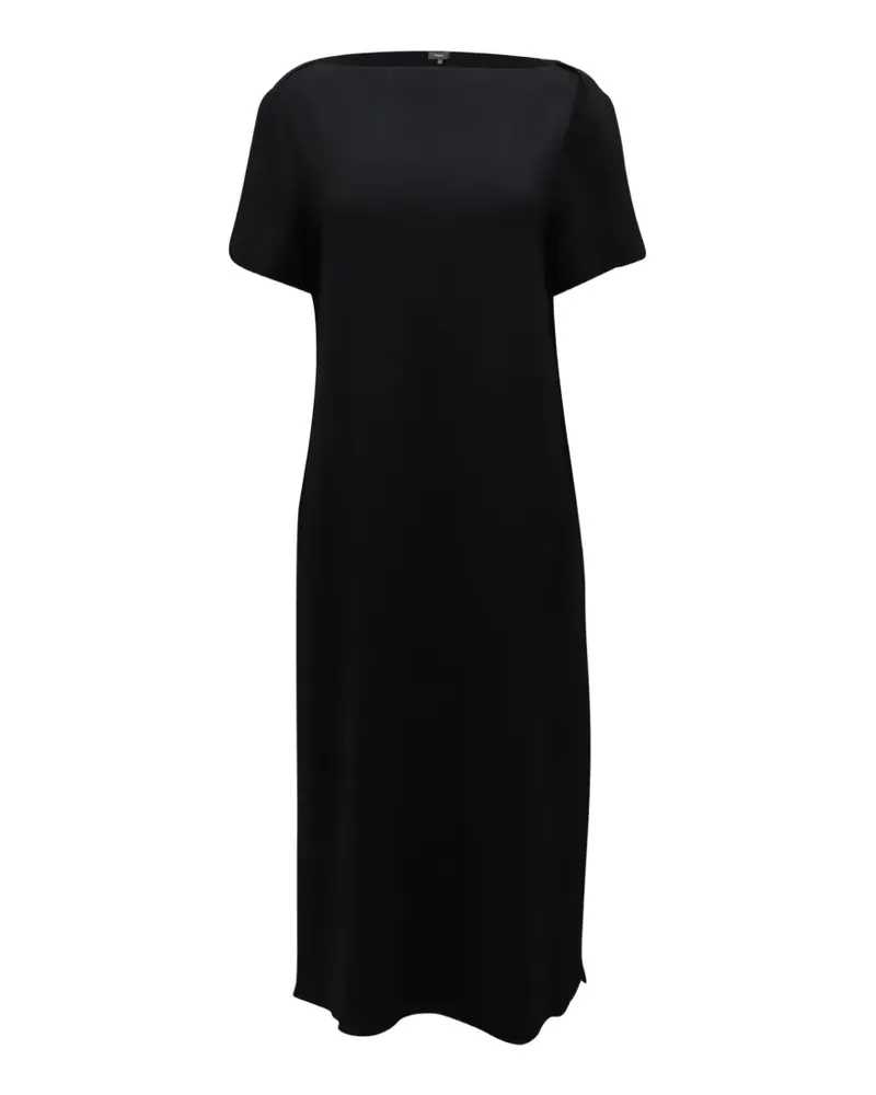 Theory crepe shift midi dress - Schwarz Schwarz