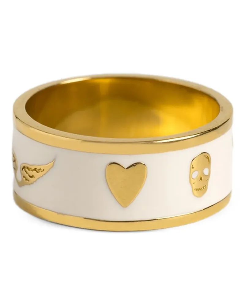Zadig & Voltaire Ring mit Flügelmotiv - Gold Gold