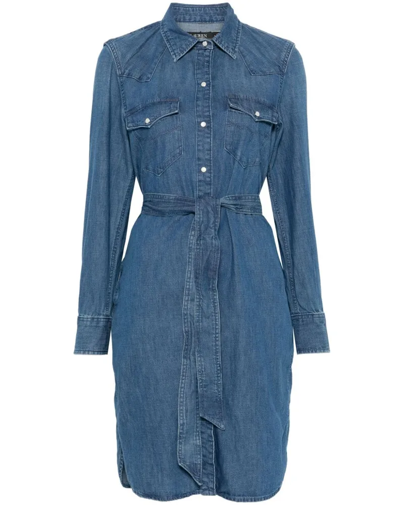Ralph Lauren Klassisches Jeanskleid - Blau Blau